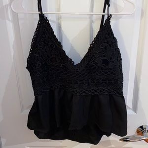 NEW Black Lace Tank